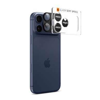 iPhone 17 Pro Max Spigen Optik Pro XL kameros stiklas – juodas 1 iPhone 17 Pro Max Spigen Optik Pro XL kameros stiklas – juodas 1