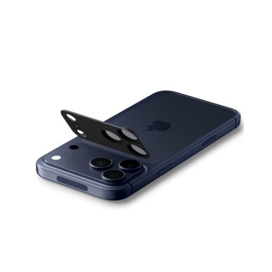 iPhone 17 Pro Max Spigen Optik Pro XL kameros stiklas – juodas 4