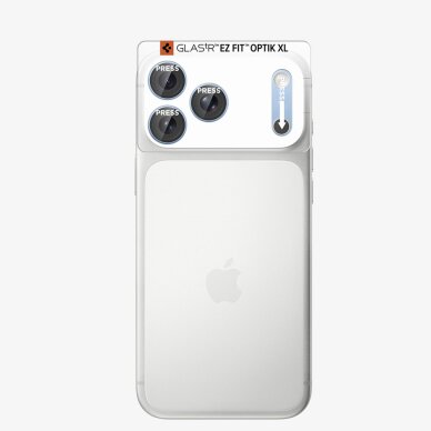 iPhone 18 Pro Max Spigen Optik Pro XL GLAS.TR EZ FIT kameros apsauginis grūdintas stiklas – šviesiai mėlynas 1 iPhone 18 Pro Max Spigen Optik Pro XL GLAS.TR EZ FIT kameros apsauginis grūdintas stiklas – šviesiai mėlynas 1