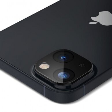 Kameros apsauga Spigen Optik.TR Camera Protector iPhone 14/14 Plus Juoda 2VNT. 3