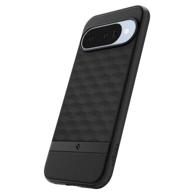 Google Pixel 10 / 10 Pro dėklas Spigen Parallax Mag, MagSafe – matinės juodos 7