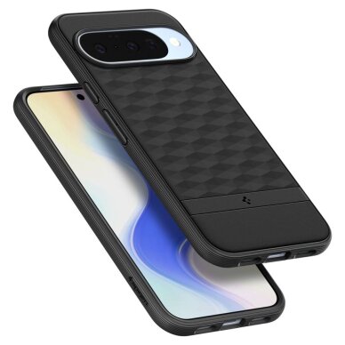 Google Pixel 10 / 10 Pro dėklas Spigen Parallax Mag, MagSafe – matinės juodos 8