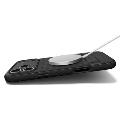 iPhone 17 Pro Max Spigen Parallax “S” MagSafe dėklas – matinės juodos spalvos 9 iPhone 17 Pro Max Spigen Parallax “S” MagSafe dėklas – matinės juodos spalvos 9