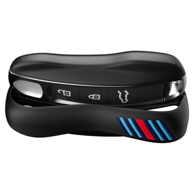 Spigen Porsche PK100 automobilio raktų dėklas – juodas 4 Spigen Porsche PK100 automobilio raktų dėklas – juodas 4