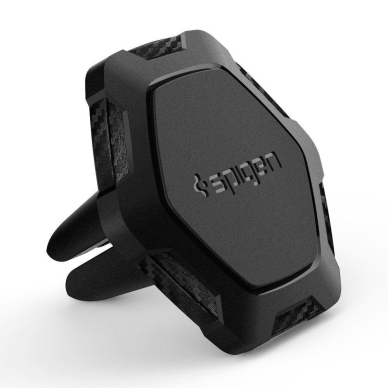 Telefono Laikiklis Spigen QS11 Tvirtinamas ant ventiliacijos grotelių - Juodas Telefono Laikiklis Spigen QS11 Tvirtinamas ant ventiliacijos grotelių - Juodas