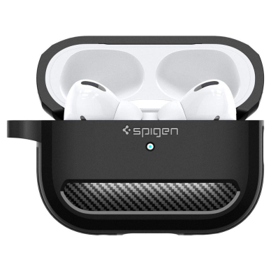 Dėklas Spigen RUGGED ARMOR Apple AIRPODS PRO 1 / 2 Juodas 4 Dėklas Spigen RUGGED ARMOR Apple AIRPODS PRO 1 / 2 Juodas 4