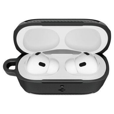 AirPods 3 dėklas Spigen Rugged Armor – matinės juodos spalvos 7 AirPods 3 dėklas Spigen Rugged Armor – matinės juodos spalvos 7
