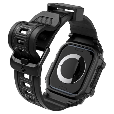 Spigen Rugged Armor Dėklas Apple Watch 10 46mm - Juodas 9 Spigen Rugged Armor Dėklas Apple Watch 10 46mm - Juodas 9