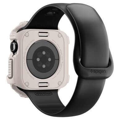 Apple Watch 42 mm Spigen Rugged Armor dėklas – smėlinis 3