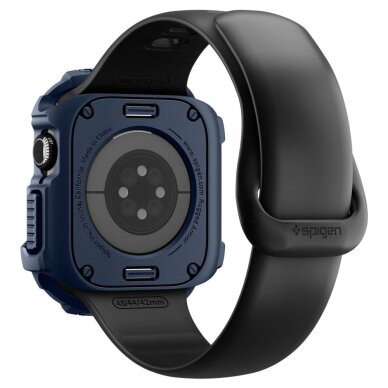Apple Watch 42 mm Spigen Rugged Armor dėklas – tamsiai mėlynas 3 Apple Watch 42 mm Spigen Rugged Armor dėklas – tamsiai mėlynas 3
