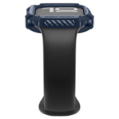 Apple Watch 42 mm Spigen Rugged Armor dėklas – tamsiai mėlynas 4