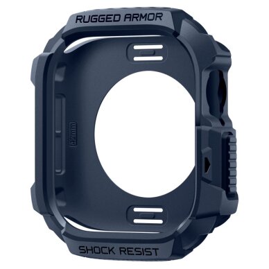 Apple Watch 42 mm Spigen Rugged Armor dėklas – tamsiai mėlynas 9 Apple Watch 42 mm Spigen Rugged Armor dėklas – tamsiai mėlynas 9