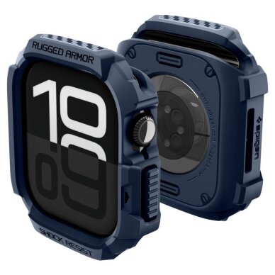 Apple Watch 42 mm Spigen Rugged Armor dėklas – tamsiai mėlynas Apple Watch 42 mm Spigen Rugged Armor dėklas – tamsiai mėlynas