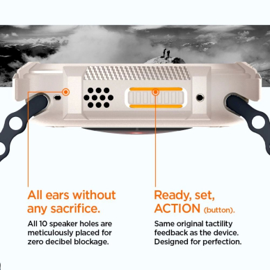 Spigen Rugged Armor Dėklas Apple Watch Ultra 1 / 2 (49 mm) - beige 15 Spigen Rugged Armor Dėklas Apple Watch Ultra 1 / 2 (49 mm) - beige 15