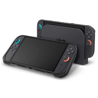 Nintendo Switch 2 – Spigen Rugged Armor dėklas - Matinis juodas 8