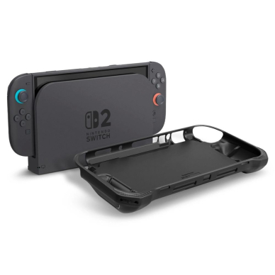 Nintendo Switch 2 – Spigen Rugged Armor dėklas - Matinis juodas 9