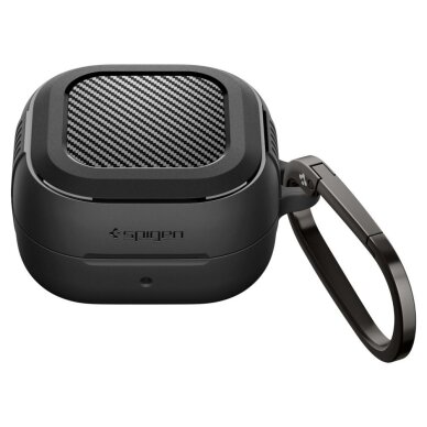 Samsung Galaxy Buds 4 / 4 Pro Spigen Rugged Armor dėklas – matinė juoda 1
