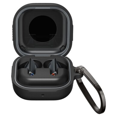 Samsung Galaxy Buds 4 / 4 Pro Spigen Rugged Armor dėklas – matinė juoda 2