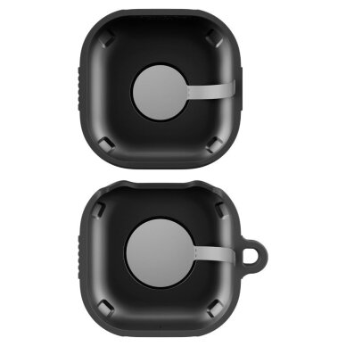 Samsung Galaxy Buds 4 / 4 Pro Spigen Rugged Armor dėklas – matinė juoda 4