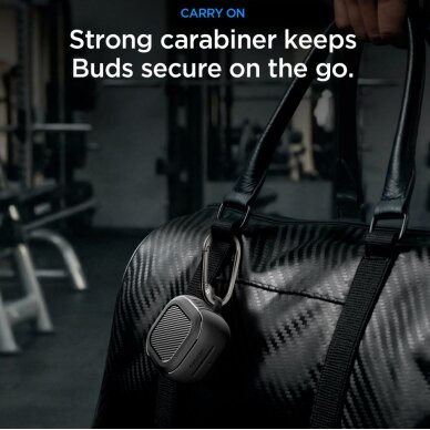 Samsung Galaxy Buds 4 / 4 Pro Spigen Rugged Armor dėklas – matinė juoda 7