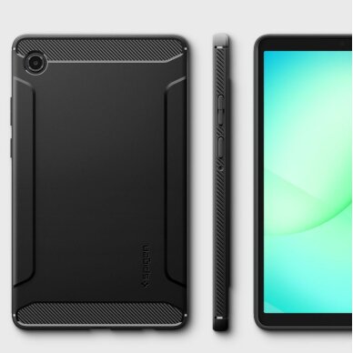 Samsung Galaxy Tab A11 8.7 (X133 / X135) Spigen Rugged Armor dėklas – juodas 10