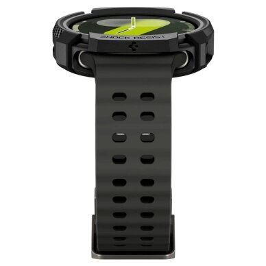 Samsung Galaxy Watch 8 40mm dėklas Spigen Rugged Armor – matinės juodos spalvos 7