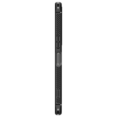 Sony Xperia 1 VI Spigen Rugged Armor dėklas – matinės juodos spalvos 3