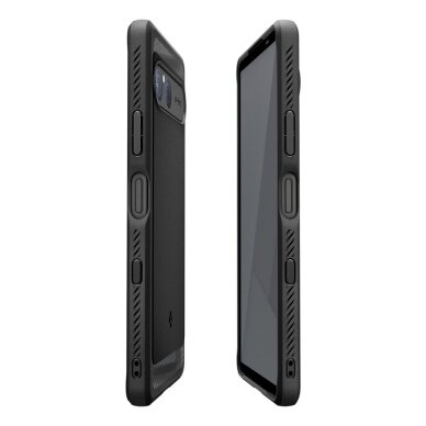 Sony Xperia 10 VII Spigen Rugged Armor dėklas – matinės juodos spalvos 5 Sony Xperia 10 VII Spigen Rugged Armor dėklas – matinės juodos spalvos 5