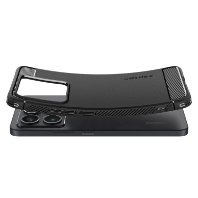Xiaomi 14T Pro Spigen Rugged Armor dėklas - matinės juodos 4