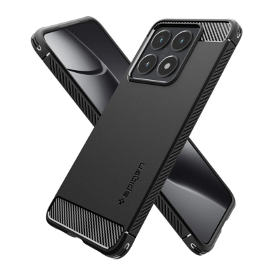 Xiaomi 14T Pro Spigen Rugged Armor dėklas - matinės juodos 6