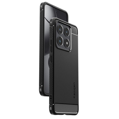 Xiaomi 14T Pro Spigen Rugged Armor dėklas - matinės juodos 8