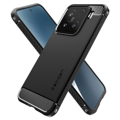 Spigen Sustiprintas Armor Dėklas skirtas Xiaomi 15 - Matinis Juodas 10