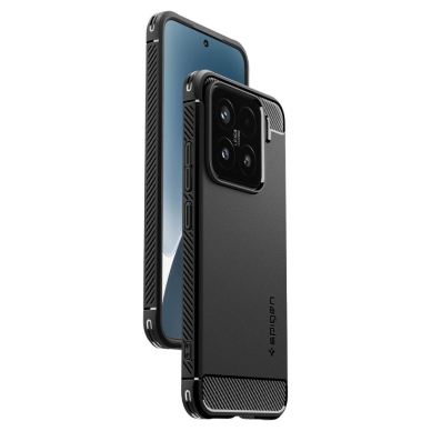 Spigen Sustiprintas Armor Dėklas skirtas Xiaomi 15 - Matinis Juodas 9