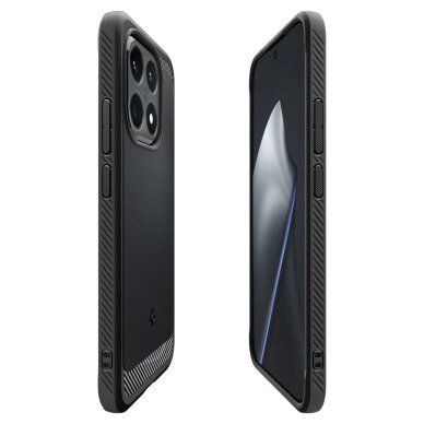 Xiaomi 15T Spigen Rugged Armor dėklas – juodas 3 Xiaomi 15T Spigen Rugged Armor dėklas – juodas 3