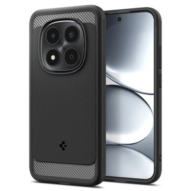 Xiaomi Redmi Note 15 Pro 5G Spigen Rugged Armor dėklas – juodas