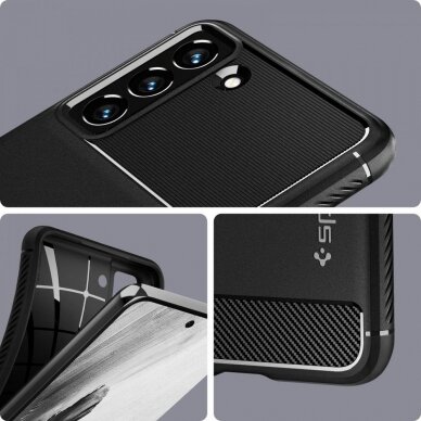 DĖKLAS SPIGEN RUGGED ARMOR GALAXY S21 FE MATTE JUODAS 9 DĖKLAS SPIGEN RUGGED ARMOR GALAXY S21 FE MATTE JUODAS 9