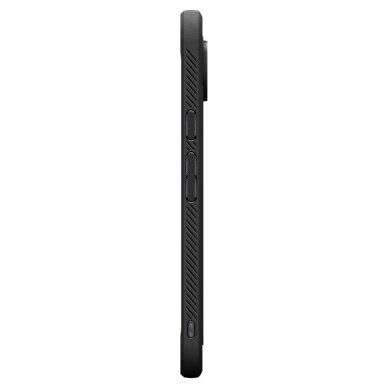 Google Pixel 10 / 10 Pro dėklas Spigen Rugged Armor Mag su MagSafe – matinės juodos spalvos 4