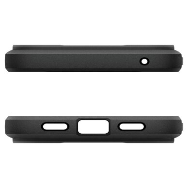 Google Pixel 10 / 10 Pro dėklas Spigen Rugged Armor Mag su MagSafe – matinės juodos spalvos 5