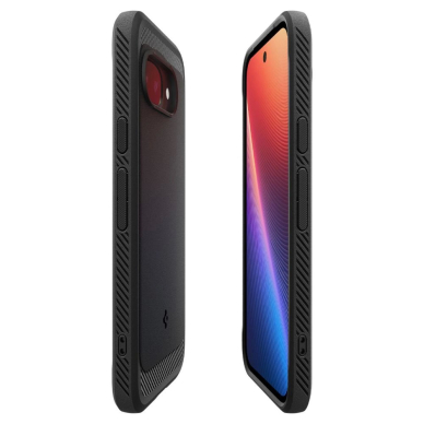 Spigen Rugged Armor Mag MagSafe dėklas Google Pixel 9A - matinės juodos 5