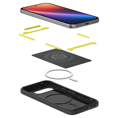 Spigen Rugged Armor Mag MagSafe dėklas Google Pixel 9A - matinės juodos 8