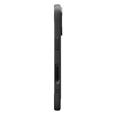 iPhone 17 dėklas Spigen Rugged Armor Mag, MagSafe – matinės juodos 4