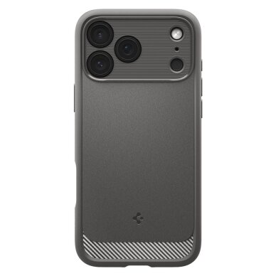 iPhone 17 Pro Max dėklas Spigen Rugged Armor Mag su MagSafe – pilkas 1 iPhone 17 Pro Max dėklas Spigen Rugged Armor Mag su MagSafe – pilkas 1