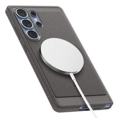 Spigen Rugged Armor Mag MagSafe Dėklas Samsung Galaxy S25 - Pilkas 8