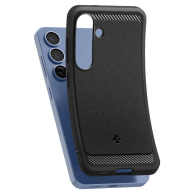 Spigen Sustiprintas Armor Mag MagSafe Dėklas Samsung Galaxy S25 - Juodas 10