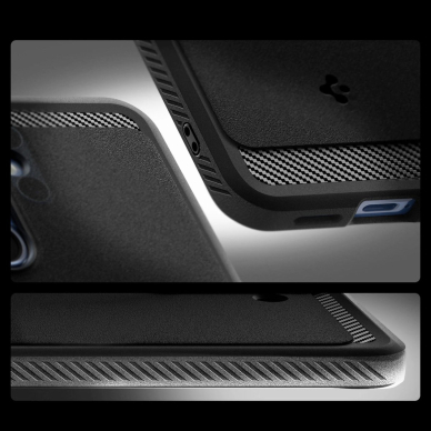 Spigen Sustiprintas Armor Mag MagSafe Dėklas Samsung Galaxy S25 - Juodas 14