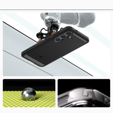 Spigen Sustiprintas Armor Mag MagSafe Dėklas Samsung Galaxy S25 - Juodas 15