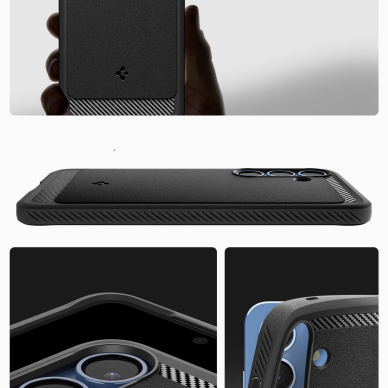 Spigen Sustiprintas Armor Mag MagSafe Dėklas Samsung Galaxy S25 - Juodas 17