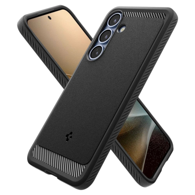 Spigen Sustiprintas Armor Mag MagSafe Dėklas Samsung Galaxy S25 - Juodas 7