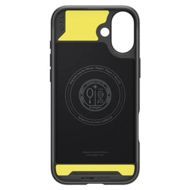 Spigen Sustiprintas Armor MagSafe Dėklas skirtas iPhone 16 - Juodas 3