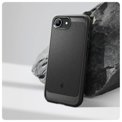 Spigen Sustiprintas Armor MagSafe Dėklas skirtas iPhone SE 4 (2025) - Juodas 11